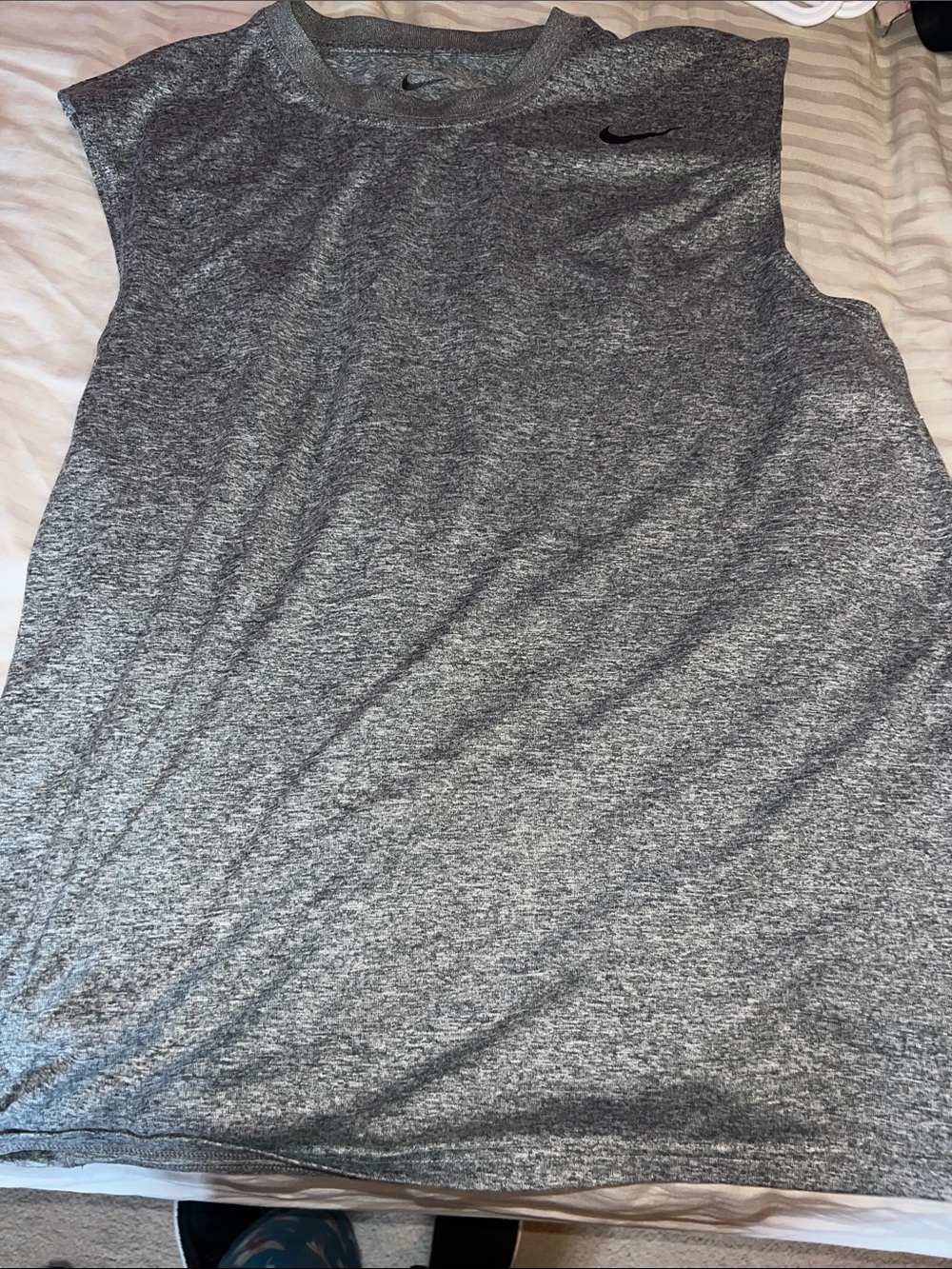 Nike Heather Gray Sleeveless Training Top